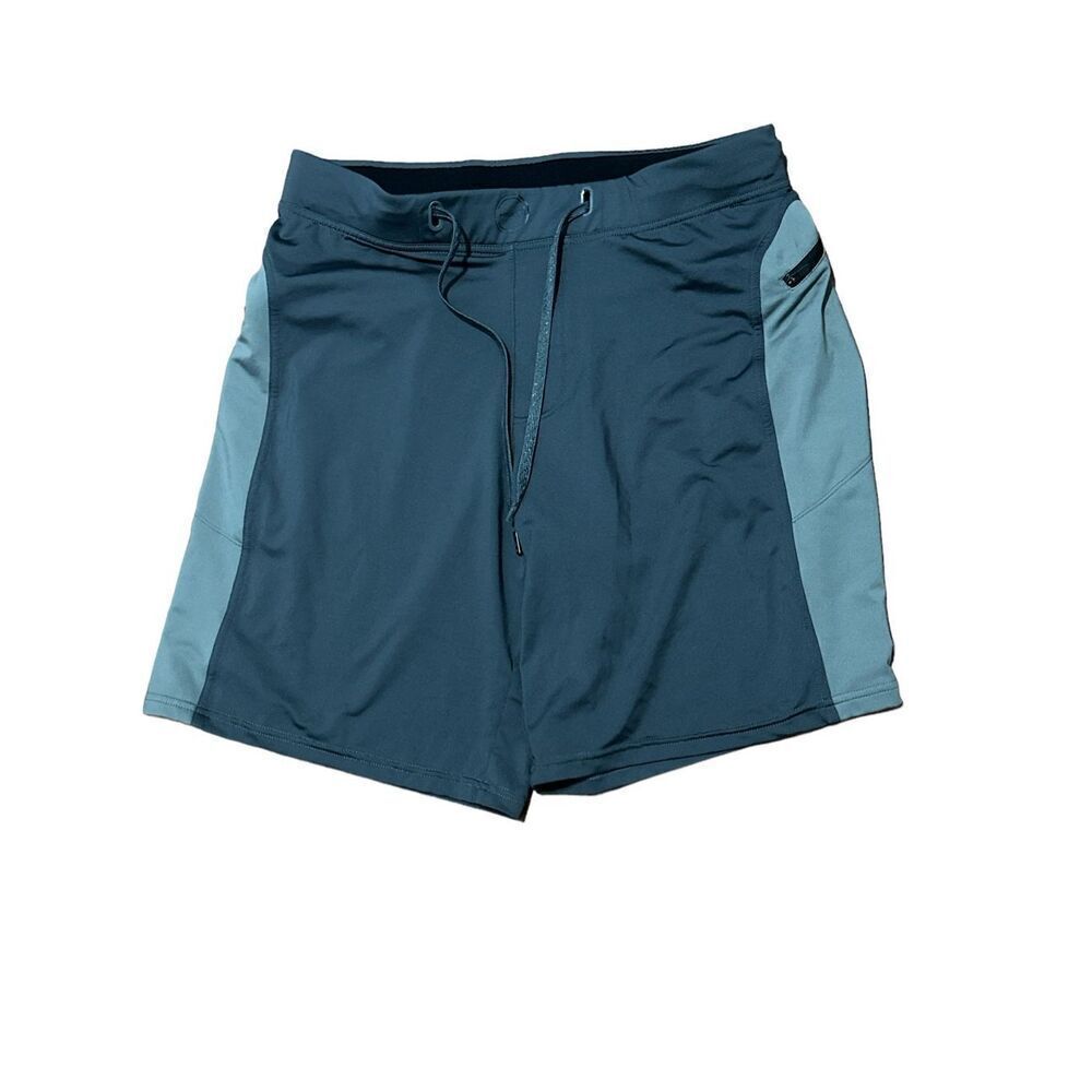 Hylete Men's large grey & Black Above Knee Gym Training Cross Fit Running Shorts